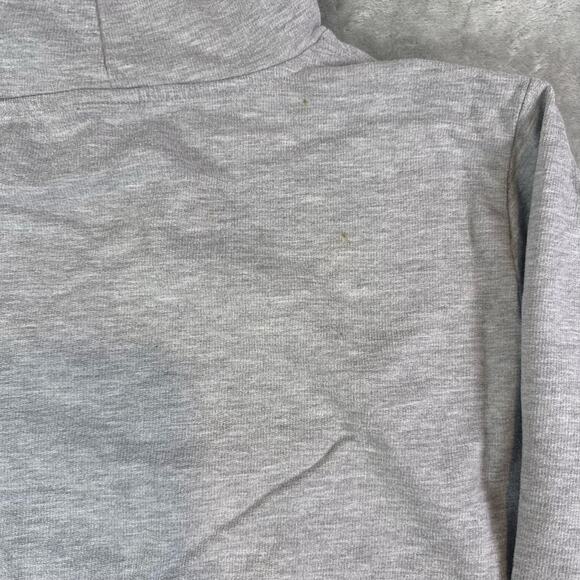 Quiksilver Big Logo grey streetwear surfwear pullover hoodie mens Large - Picture 7 of 12